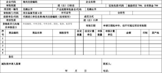 進(jìn)出口貨物征免稅申請(qǐng)表解析 聚焦技術(shù)進(jìn)出口實(shí)務(wù)指南